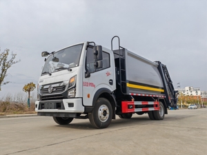Nuevo Vehículo de Recolección y Transporte de Basura de 8 Metros Cúbicos con Compresor de Dongfeng - Product Image 1