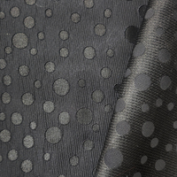 Tissu jacquard brocart à pois noirs Nais pour vestes et blazers