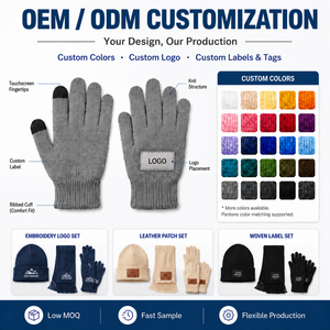 Guanti Invernali Lunghi Senza Dita in Maglia Morbida e Calda con Polsino a Costine, Scaldamani a Mezzo Dito per Digitazione, Ufficio e Uso Quotidiano - Product Image 6