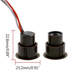 Aismartlink RC-36 NC + Không Có Lõm An Ninh Cửa Sổ Cửa Liên Hệ Với Cảm Biến Báo Động Từ Reed Chuyển Đổi - Product Image 2