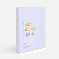 Tarjetas de Hitos para Bebés de un Día a un Año, Juego de Tarjetas de Hitos para Bebés de Papel para Mamás Modernas