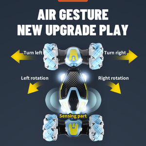 Coche acrobático de giro lateral, coche acrobático de transformación de rotación de 360 °, 3 modos de control (remoto/gesto/reloj) con carga USB - Product Image 4