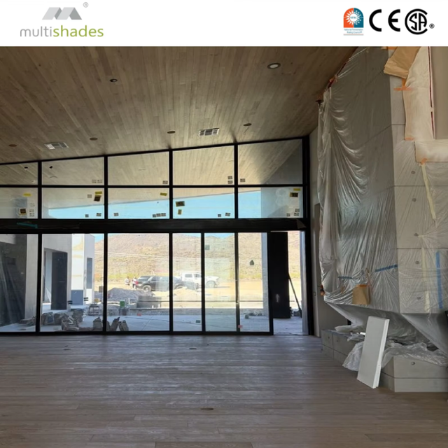 Elegant 22mm Aluminum Sliding Double Glazing Tempered Glass Sound Insulation NFRC Certified Quality for Interior Garden Exterior