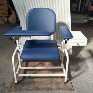 Silla para Extracción de Sangre C033 Azul Rey con Cajones, Grado Médico, Uso Hospitalario - Product Image 1