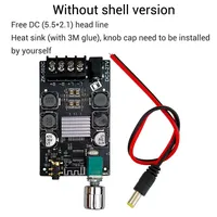 Carte d'amplificateur stéréo HiFi ZK-502C TPA3116 50Wx2, module audio pour système de haut-parleurs DIY avec entrée sans fil AUX