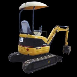 Meilleur Prix Mini-Excavatrices Caterpillar 301.5 d'occasion, Excavatrice sur chenilles hydraulique de 1,5 tonne avec accessoires tarière et brise-roche - Product Image 1