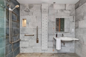 Sistema Eco-Friendly di Asciugatura Corpo Automatico Senza Mani per Doccia Walk-In, Bagno Turco Completo e Spa per il Benessere Post-Doccia - Product Image 5