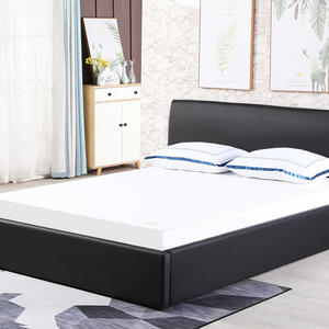 <span class=keywords><strong>Cama</strong></span> King Size de diseño moderno, muebles de dormitorio, caja de madera de cuero de lujo, diseño de <span class=keywords><strong>cama</strong></span> <span class=keywords><strong>doble</strong></span> - Product Image 3