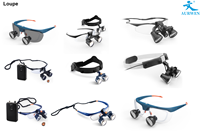 AURWEN KD-203AY-7 Lampe dentaire ultra-légère et flexible en silicone avec batterie au lithium 3W 20000Lux 4000~5500K, lumière uniforme intégrée