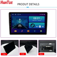 Écran tactile 9 pouces Lecteur DVD de voiture Multimédia Lien miroir FM GPS WiFi Radio de voiture Android 8163 Voiture Android