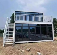 Maison conteneur SKYLINE en kit à vendre – Prix bas, maison préfabriquée prête à l'emploi, mini-maison de luxe, appartement modulaire en verre, boutique