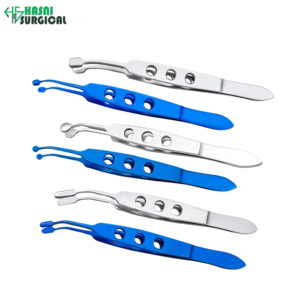 Eyelid Massaging Forceps Titanium & Stainless Steel Ophthalmic Surgical Tweezers - Product Image 4