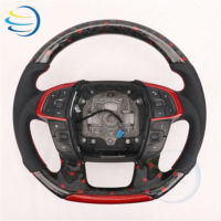 En stock pour Volkswagen VW up Amarok Transporter T-roc Beetle R Line Polo 6r Scirocco Jetta Volant en fibre de carbone forgée