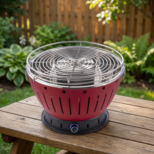 2026 Charcoal <b>BBQ</b> Grill, Portable Small <b>Camping</b> Grill, Tabletop Korean Barbecue Grill for Home Party and Outdoor Cooking - Product Image 5