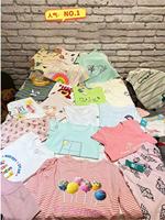 Liquidation d'inventaire – Lots mixtes de t-shirts décontractés d'occasion de haute qualité pour enfants – Vêtements en coton en gros – Assortiment aléatoire