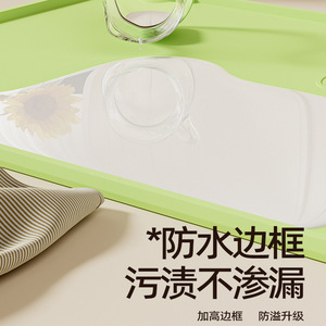 Food Grade Silicone Placemat For Kids <b>Large</b> Square Shape Waterproof Oil Proof Baby Child Dining <b>Mat</b> - Product Image 3