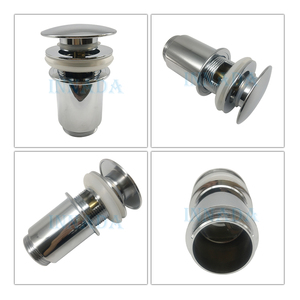 Drain de lavabo de salle de bains en laiton de haute <span class=keywords><strong>qualité</strong></span> <span class=keywords><strong>Clic</strong></span> <span class=keywords><strong>clac</strong></span> avec débordement Pop up Drain de lavabo - Product Image 2