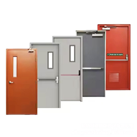 Puerta de Seguridad de Acero Contra Incendios Personalizada de Fábrica para Centros Comerciales, Escaleras de Viviendas y Pasajes de Escape