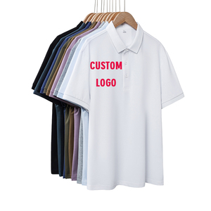 <span class=keywords><strong>Camicia</strong></span> da Uomo Oversize in Maglia da 200g, Taglie Forti, Tinta Unita, Traspirante, Casual Elegante, Manica Corta con Colletto - Product Image 1