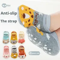 Chaussons pour bébé nouveau-né et tout-petit à motif animal, chaussons pour bébés garçons et filles, semelle souple antidérapante, chaussettes de sol, chaussons, chaussons