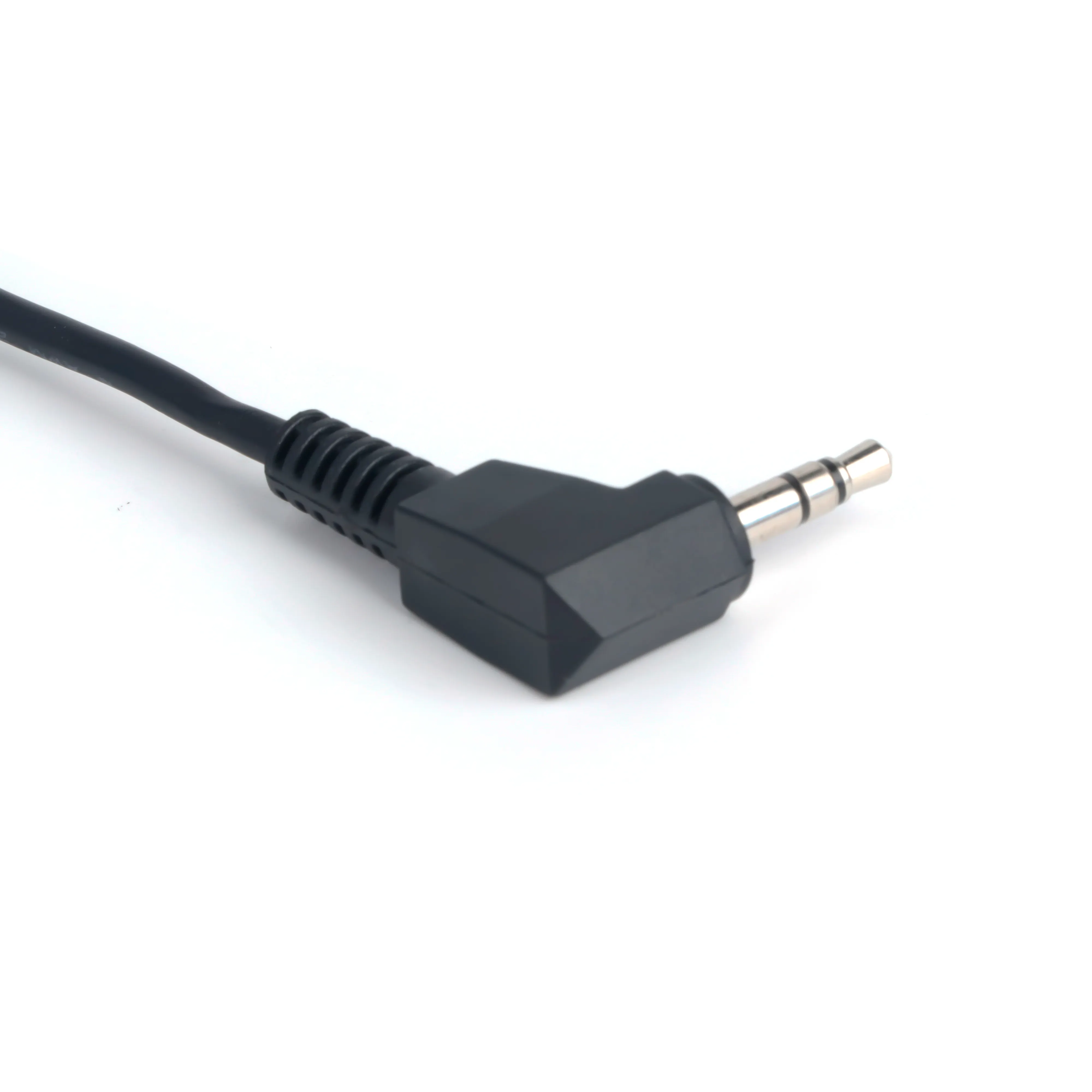 사용자 정의 스테레오 직각 90 도 3.5MM 커넥터 남성 자동차 컴퓨터 오디오 케이블