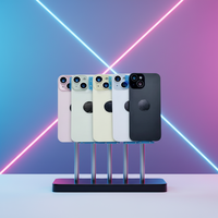 Coques de téléphone portable, remplacement de la vitre arrière, couvercle de batterie, châssis arrière pour iPhone 15