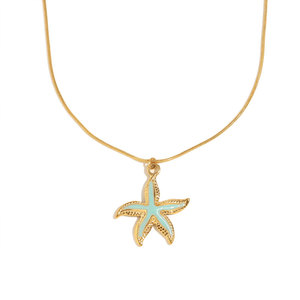 สร้อยคอจี้แฟชั่นฮาวายสำหรับผู้หญิงทำจากสแตนเลส316L 14K 18K - Product Image 4