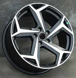 Jantes en aluminium YQ fabriquées en Chine, 15, 16, 17, 18 pouces, PCD 5X112, OEM, multi-rayons, noires, MF pour Golf, <span class=keywords><strong>Polo</strong></span>, Magotan, Passat - Product Image 3