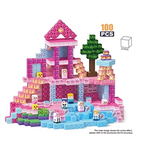 150 Piezas, Nuevo Juego de Construcción con Temática de Bosque, Regalo para Niños, Bloques de Construcción Magnéticos DIY para el Desarrollo de la Inteligencia - Product Image 5