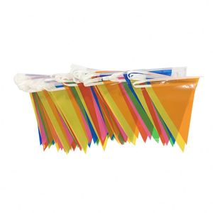 Bandera Triangular Colgante Personalizada con Logotipo, Guirnalda de Banderas para Eventos de Inmobiliarias, Casas Abiertas y Exhibición de Marketing de Propiedades - Product Image 4