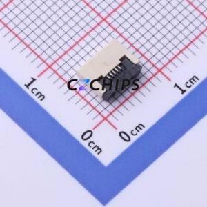 FC05-S05FCT-00 FFC/FPC Connector SMD,P=0.5mm,Horizontal Mount Connector Flip Cover Type Bottom Contact 5P 0.5mm - Product Image 1