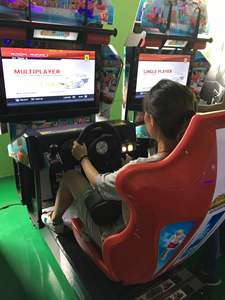 Máquina de Juego de Carreras de Coches Sim Racing Rig Outrun 32, Juego de Arcade de Carreras, Simulador de Conducción con Monedas - Product Image 5