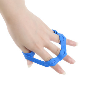 PINJIAN Vente en gros de poignées de main personnalisées en TPE avec logo couleur, entraîneur de doigts en caoutchouc de silicone pour la guérison de la main et du poignet, exercice - Product Image 6