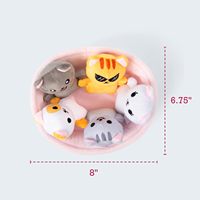   Peluches et jouets moelleux personnalisés pour chatons, jouets doux sur mesure