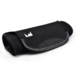 Bolsa para esquís de neopreno, impermeable, resistente al desgaste, estuche de transporte para almacenamiento de equipos de esquí, para esquís y fijaciones, color negro - Product Image 1