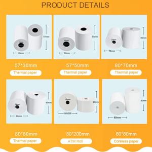 Rollo de Papel Térmico para Caja Registradora UNIFON de Una Sola Capa, 2 1/4 X 50, Papel para Recibos sin Núcleo con Larga Duración de Almacenamiento - Product Image 4