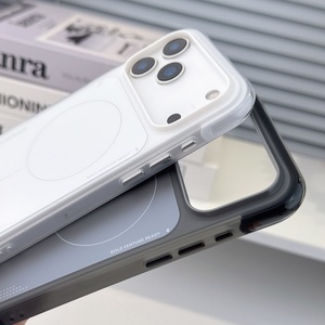 เคสโทรศัพท์มือถือแม่เหล็กแบบด้านคุณภาพสูงสำหรับ iPhone 18 16 17 Pro Max พร้อมปุ่มสัมผัส AI ป้องกันการกระแทกทั้งสี่มุม - Product Image 5