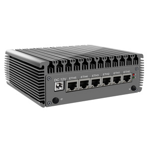 Best seller 2.5G pfSense Firewall <strong>Router</strong> <strong>CPU</strong> J4125 Quad Core 2*DDR4 6x2500M Nics OPNsense Openwrt ESXi Mini <strong>Router</strong> Fanless PC - Product Image 5