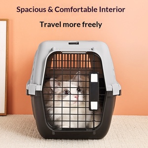 Boîte de <span class=keywords><strong>transport</strong></span> portable pour chiens et chats, capsule spatiale simple, petit cage de <span class=keywords><strong>transport</strong></span> pour animaux, boîte de <span class=keywords><strong>transport</strong></span> aérien pour animaux, capacité 7 kg - Product Image 5