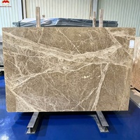Marbre Emperador imperméable et léger, épaisseur 18 mm, moderne, pour villa, hôtel, salle à manger, intérieur, mur, sol, escalier, cuisine, salle de bain, salon