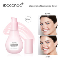 Ibcccndc Nouvelle Essence de Nicotinamide à la Pastèque, Sérum Éclaircissant et Hydratant pour le Visage, Liquide de Base et Illuminateur