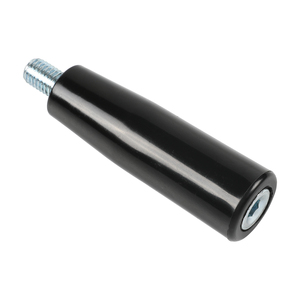 Custom black plastic handle machine handle with screw plastic handle grip