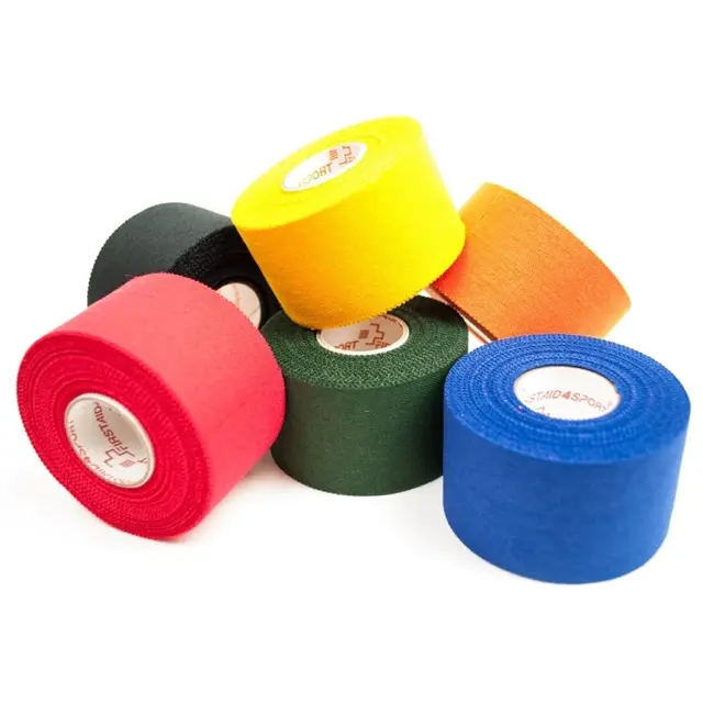 Zelfklevende Aangepaste Logo Atletische Sport Tape Sport Strapping Haak Grip Tape Voor De Beste Prijs