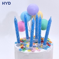 Adornos de Pastel en Espiral Coloridos 2026, Mini Palitos con Purpurina Ecológicos Hechos a Mano para Graduación, Pascua, Año Nuevo y Fiestas