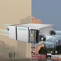 Ventilateur économique à récupération de chaleur en gros bypass automatique filtre PM2.5 double flux d'air 2018 système de ventilation à récupération d'énergie ErP