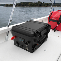 Tragbarer Koffer Elektrischer Generator Batteriesp eicher 1280Wh Stations tausch ladung Solar Tragbares Netzteil 12V 100Ah