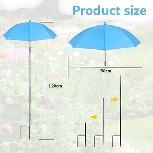 Parasols de jardin réglables en hauteur pour plantes en pot, parapluies d'ombrage pour plantes d'extérieur – Vente chaude - Product Image 5
