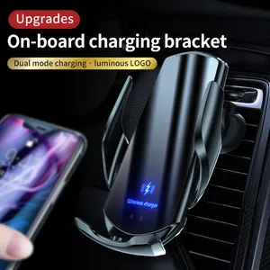 कार वायरलेस चार्जर के साथ स्वत: सेंसर तेजी से वायरलेस कार चार्जर Iphone के लिए माउंट Cargador Inalambrico डे Carga