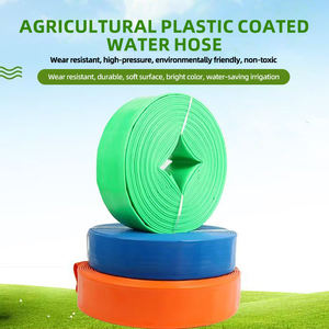 Tuyau d'irrigation agricole en PVC, tuyau plat, 5\" 125 mm 3 pouces 80 mm 100 mm, tuyau plat noir - Product Image 1