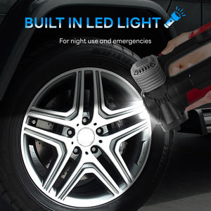 Richtek 240W ad alta pressione per gonfiaggio pneumatici per auto pompa ad aria 150PSI inflazione veloce <2min 12V DC luce di emergenza portatile in plastica - Product Image 3